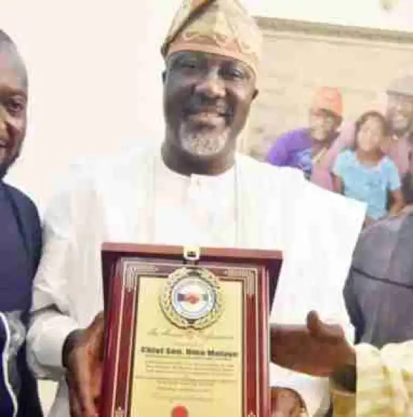 Photo: Dino Melaye wins award as best senator in Kogi State since 1999